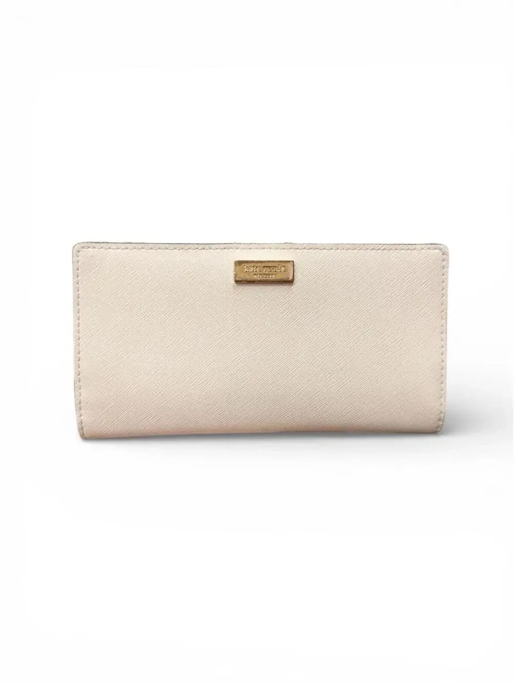 (RC) Kate Spade Laurel Way Stacy Bifold Wallet Pink Saffiano Leather Authentic